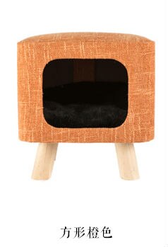 A variety of style wooden bench dog cat house cat home pet shoes stool pet supplies Stool legs can be disassembled multi-purpose