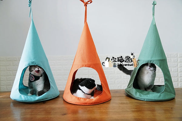 Cat hammock  outdoor cat house sleeping bed  warm house  pet dog Linen bed best selling pet products dropshipping