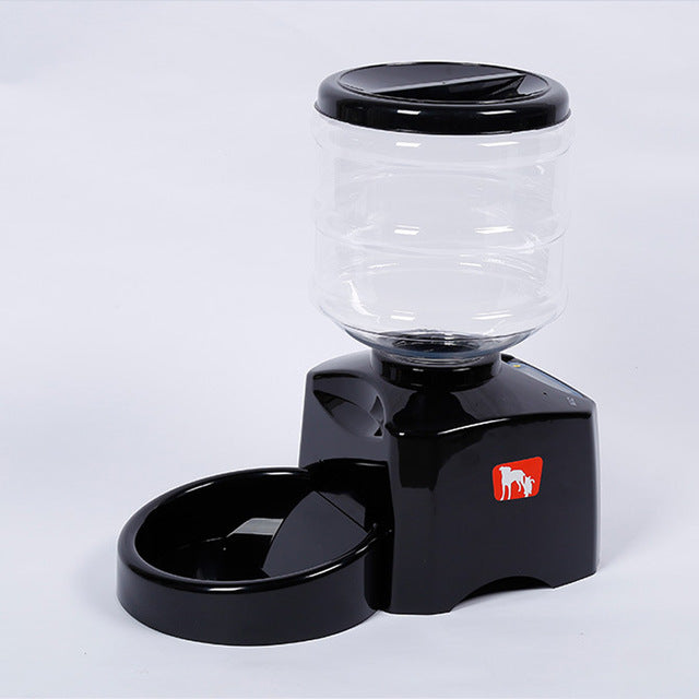 Pet Automatic Feeding Watering 5.5L Timing Recordable playbackquantification Feeder Feeding Machine for Cats Dogs