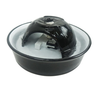 60 oz Ceramic Automatic Cat Water Fountain Electric Water Fountain Dog Cat Pet Drinker Bowl Pet Cat Drinking Fountain Dispense
