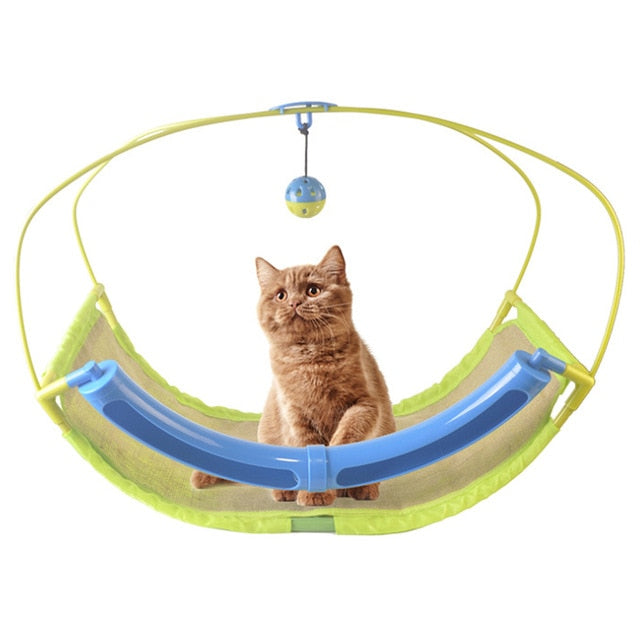 Pet Hammock Mesh Sleeping Bed Play Toys Pets Cat Play Swing Hammock Pets Game Sofa Toys Hanging Bed Rest Nest Cushion