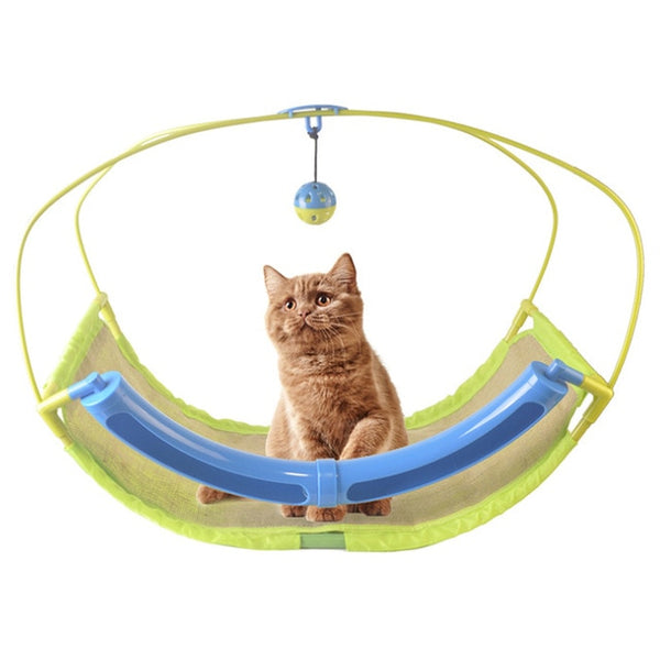Pet Hammock Mesh Sleeping Bed Play Toys Pets Cat Play Swing Hammock Pets Game Sofa Toys Hanging Bed Rest Nest Cushion