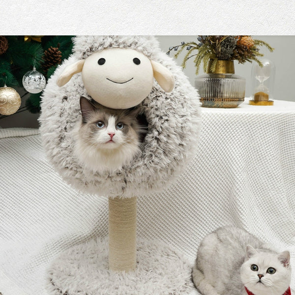 Sheep Cat Litter Summer Cat Climbing Frame Cat Litter Cat Tree One Cat Toy Cat Toy Cat Litter Pet Supplies Cama Gato