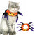 Adjustable Halloween Cat Collar Leash Harnesses Spider Masquerade Cosplay Party For Pet Cat Dog Accessories Festival Decoration