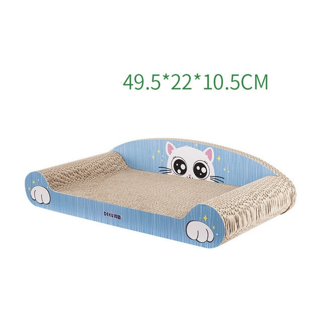 Cat Grinding Toys Cat Scratch Backrest Medium Sofa Corrugated Paper Cat Scratch Board Pet Supplies Gatos Katten Speelgoed