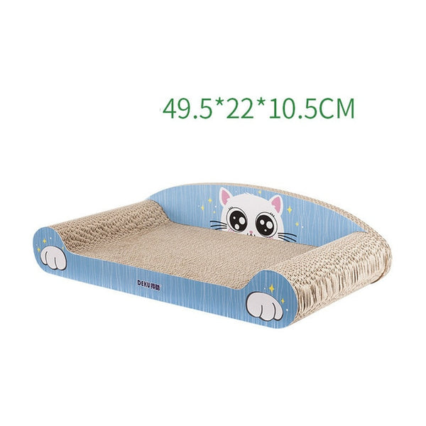 Cat Grinding Toys Cat Scratch Backrest Medium Sofa Corrugated Paper Cat Scratch Board Pet Supplies Gatos Katten Speelgoed