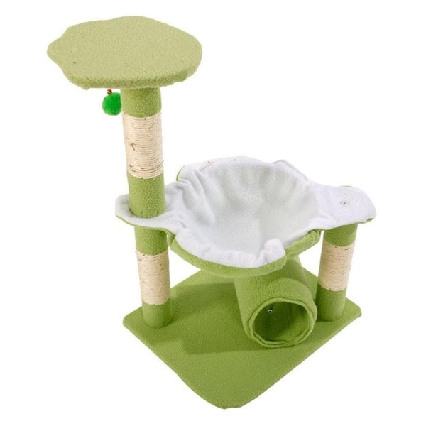 28 inch Stable Cute Sisal Cat Climb Trees Holder Soft and Comfortable Lamb Hair Avoid Any Vibration Cat Tower Lamb Pet Toys