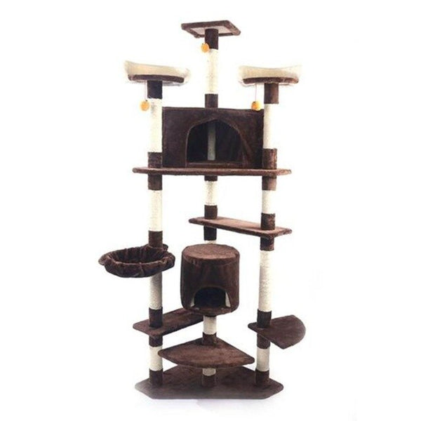 M9c 52" Sisal Cat Climbing Frame Cat Tree Cat Toy Cat Trees Are Easy To Install And Use Very Practical And Beautiful