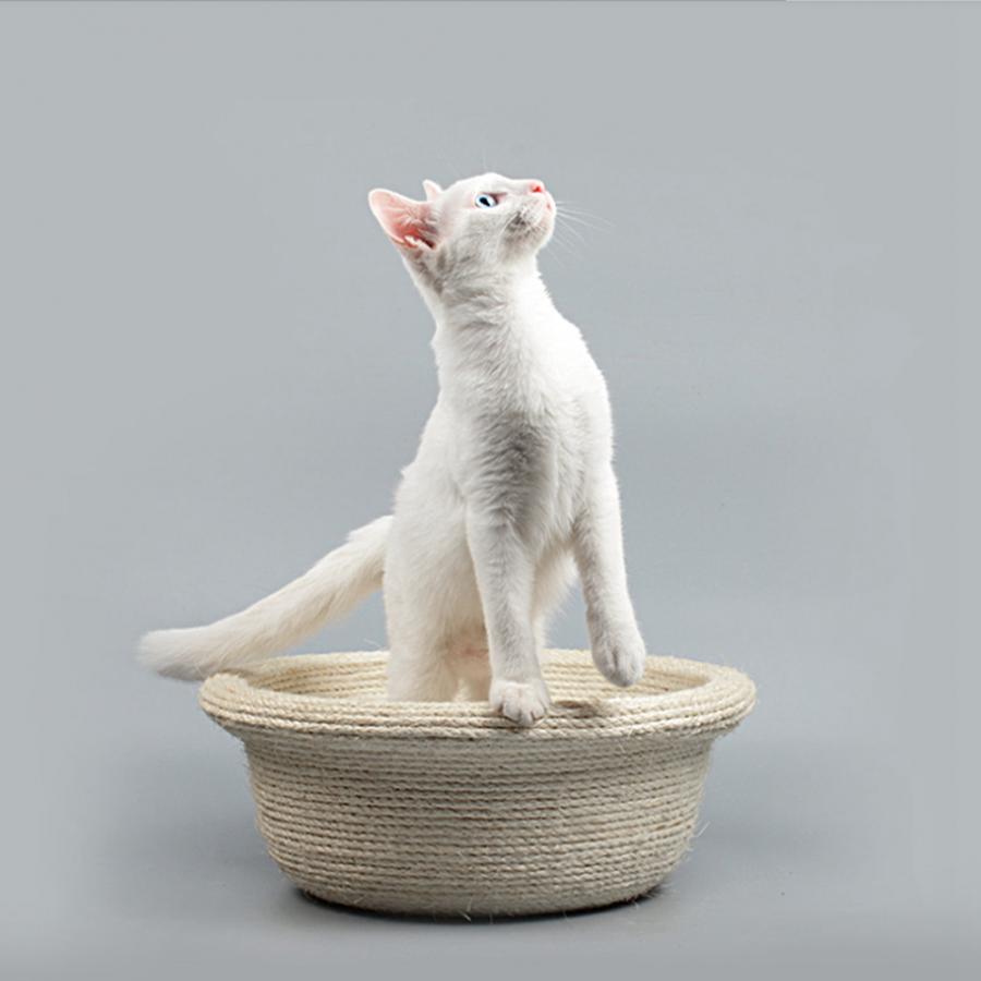 Personalized Non-slip Grinding Sisal Pet House Cat Bed  Scratcher Sleeping Grinding House Cat Mat Hot