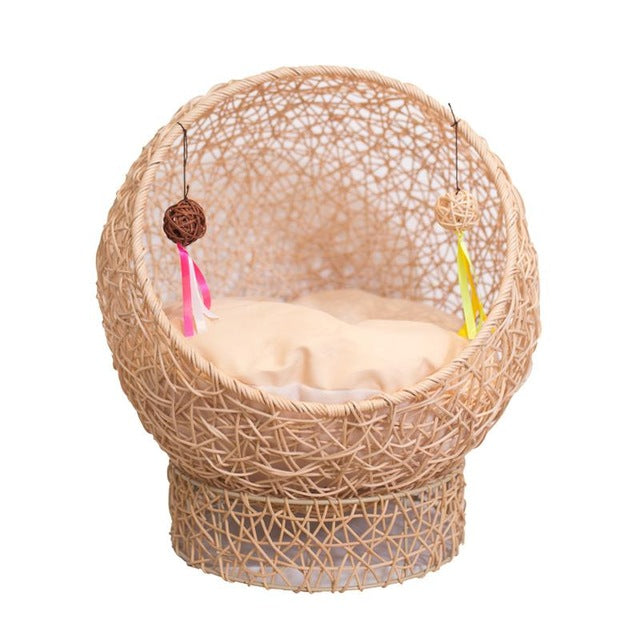 Pet supplies cat litter rattan summer season universal cat climbing frame, cat house toy cat bed cat room weaving cat litter