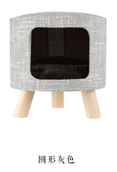 A variety of style wooden bench dog cat house cat home pet shoes stool pet supplies Stool legs can be disassembled multi-purpose