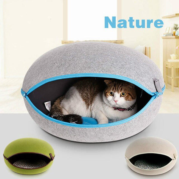 Small Pet Tennel Washable Summer Cat Litter Pet Nest Detachable Kitten Rabbit Hamster Puppies Bed House