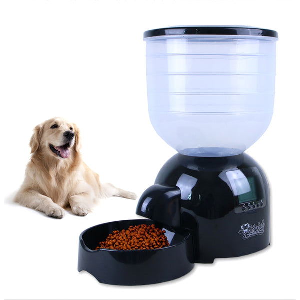11L Automatic Pet Feeder Dog Food Dispenser Pet Food Bowl for Cats Dogs Voice Recorder Time Programmable Pet Food Dispenser