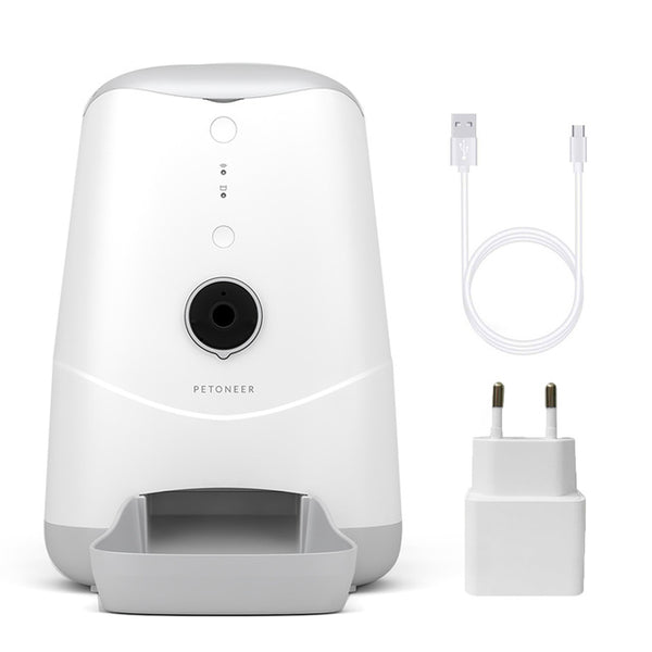 3.7L Automatic Feeders For Cats Automatic Pet Feeder with Camera APP Control Night Vision Audio Video Picture Recording