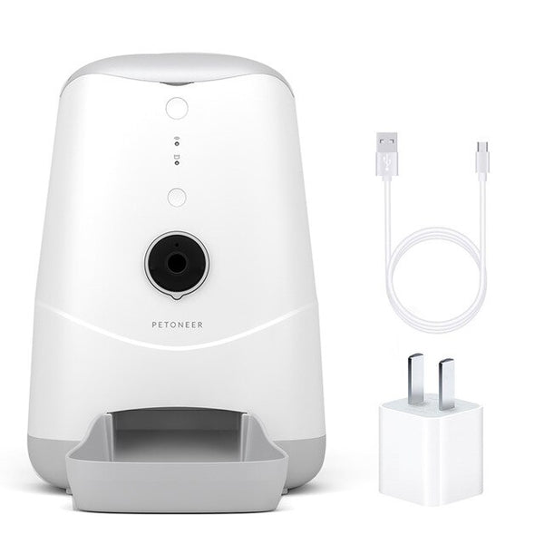 3.7L Automatic Feeders For Cats Automatic Pet Feeder with Camera APP Control Night Vision Audio Video Picture Recording