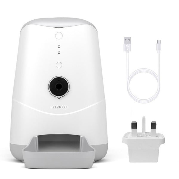 3.7L Automatic Feeders For Cats Automatic Pet Feeder with Camera APP Control Night Vision Audio Video Picture Recording