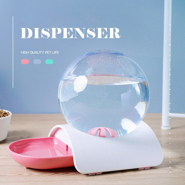 Bubble Automatic Pet Cat Water Dispenser Pet Water Dispenser Large Water Bowl Cat Drink 2.8L Bottle Dog Supplies