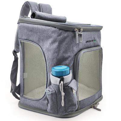 Extra large pet backpack cat dog backpack summer breathable out carrying bag collapsible cat backpack