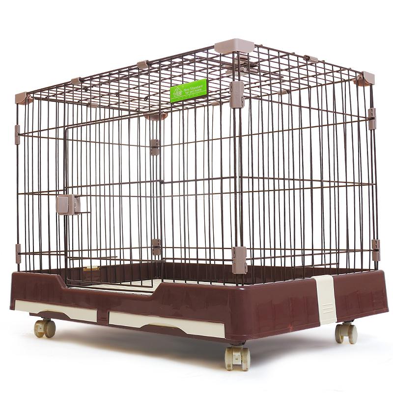 Dog cage small dog cat cage pet cage large dog with toilet home indoor medium cat dog villa