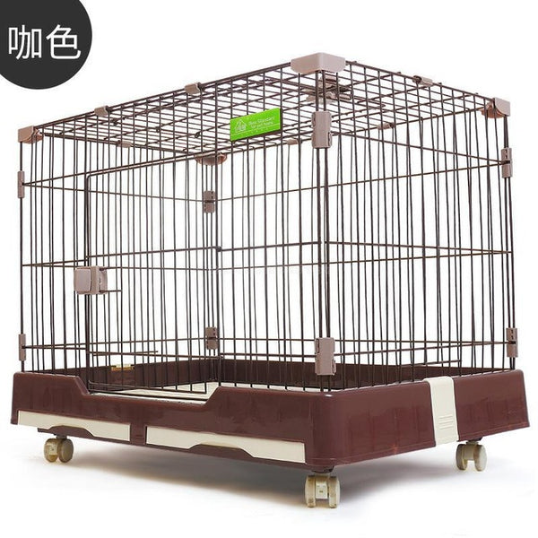 Dog cage small dog cat cage pet cage large dog with toilet home indoor medium cat dog villa