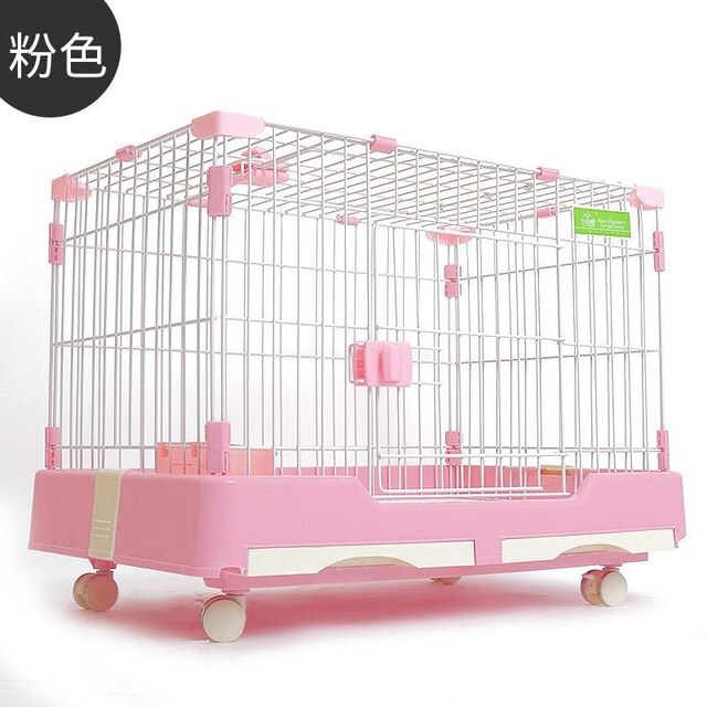 Dog cage small dog cat cage pet cage large dog with toilet home indoor medium cat dog villa