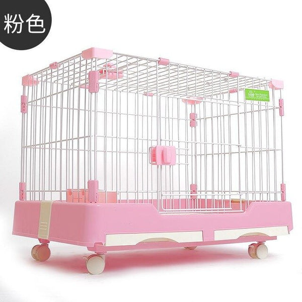 Dog cage small dog cat cage pet cage large dog with toilet home indoor medium cat dog villa