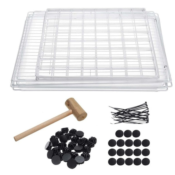DIY Large Dogs Cat Villa Home Pet Cage Anti-Skips Cat Fence Pet Bed House Plastic Transparent Indoor Outdoor Tent Playpen Fence