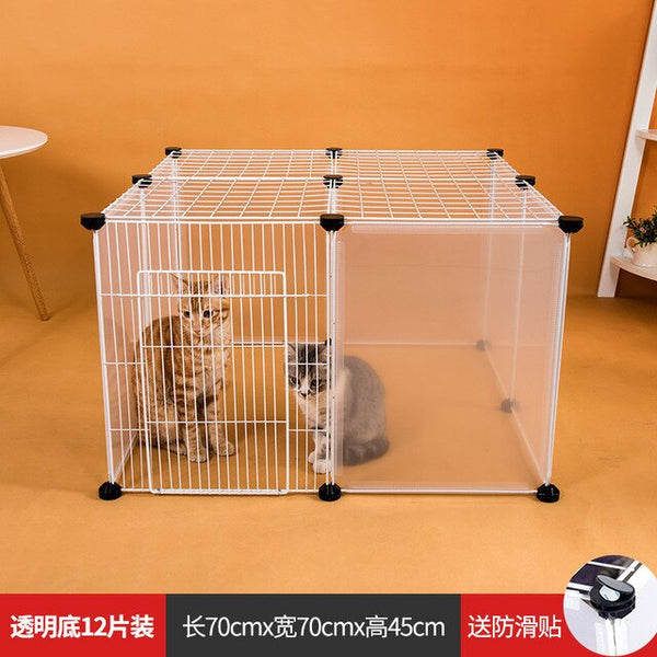 Pet Dog Cat Products Large Villa Double Floor Complex Combination Isolation Fence Cage