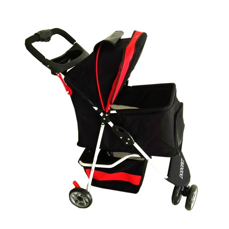 Real High-end Pet Stroller For Small And Medium Dogs Load 15 Kg Cheap Dog Pushchair Pram/doggy /puppy Strollers Black/red