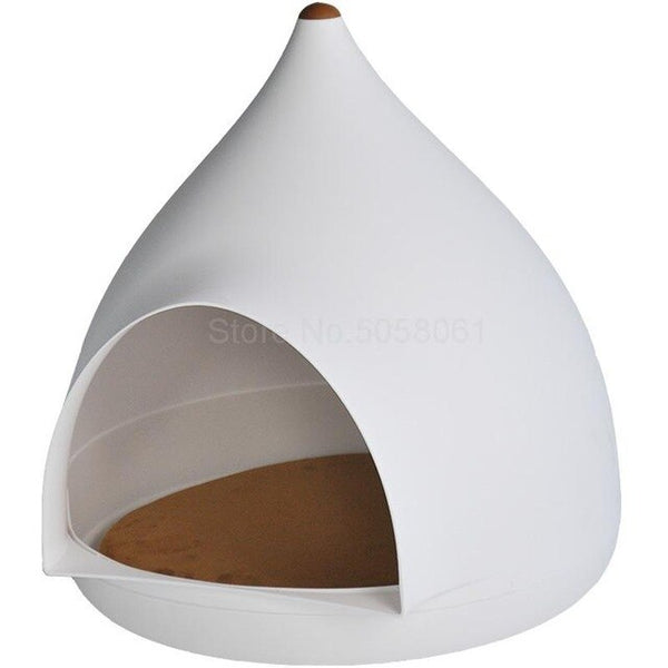 Water droplets cat litter net red cat nest summer season universal cat house kennel small dog and cat closed
