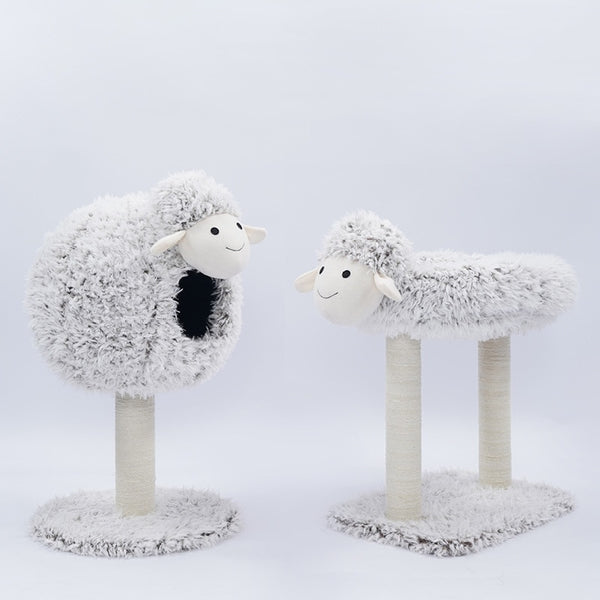 Pet Toys For Cats lamb Climbing frame Cat Tree Toy Scratching Pad Cat Scratch Toy Cat House Scratching-stone