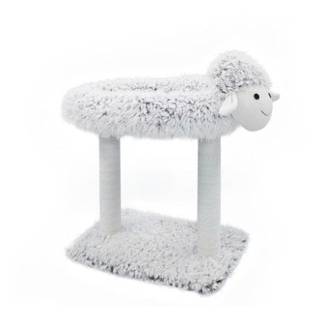 Pet Toys For Cats lamb Climbing frame Cat Tree Toy Scratching Pad Cat Scratch Toy Cat House Scratching-stone