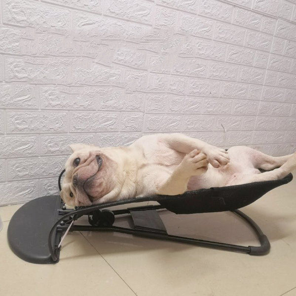 Pet dog and cat rocking chair bucket bed portable hammock ventilated mesh cloth dirty rocking cat sleeping bed cat house cushion
