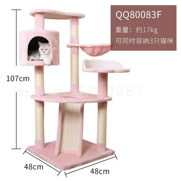 Cat Climbing Frame, Cat House, Cat Tree, Cat Scratch Board, Cat Toys, Cat Platform, Cat Scratch Tree Frame