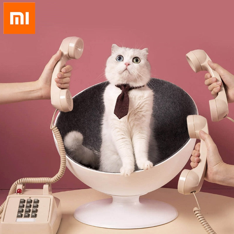 Millet Cat Bed and Mascot Needle Home Owl Chief Rotary Interactive Cat House Sleeping Funny Mascot Bed Cat Fibre Supplies