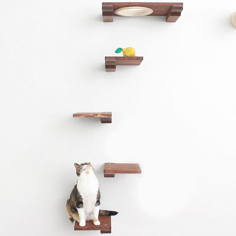 Wall-mounted Cat Step Hammock Cat Tree  Climbing Step Play House