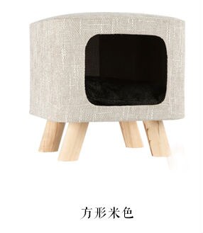 A variety of style wooden bench dog cat house cat home pet shoes stool pet supplies Stool legs can be disassembled multi-purpose