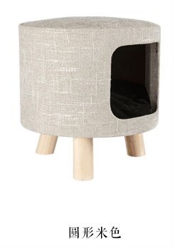 A variety of style wooden bench dog cat house cat home pet shoes stool pet supplies Stool legs can be disassembled multi-purpose