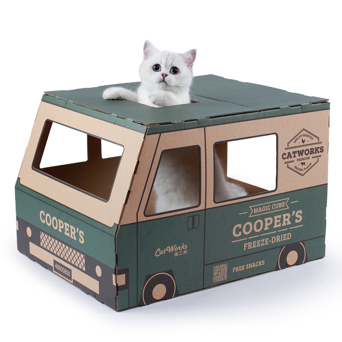 Board Cat Scratcher Cardboard Bed House Toy Scratch Cats House Litter Box Arranhador Gato Katten Speelgoed Pet Products 50MW51