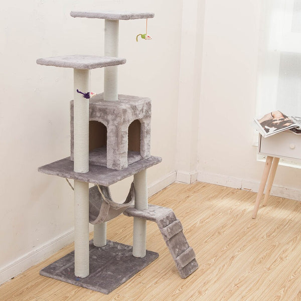 Cat Climbing Frame Through Skylight Column Cat House Large Cat Tree Wall-style Self-made Diy Material Cat Toys for All Seasons