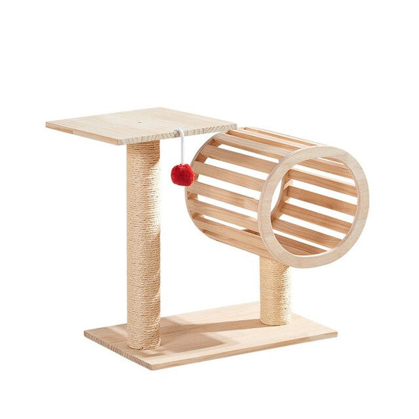 Solid Wood Cat Climb Frame Sisal Cat Nest Cat House Cat Tree Cat Catch Board Cat Grab Pillar Cat Toy