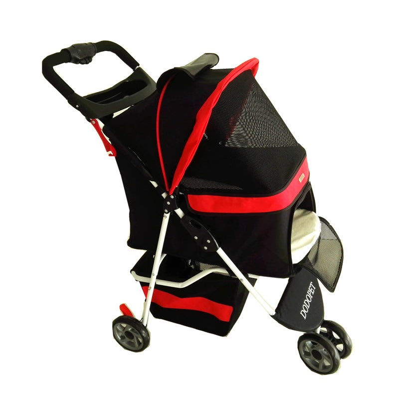 2016 Real High-end Pet Stroller For Small And Medium Dogs Load 15 Kg Cheap Dog Pushchair Pram/doggy /puppy Strollers Black/red