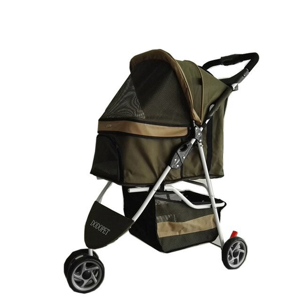 2016 Newly Designed Pet Stroller Cat / Dog Easy Walk Folding Travel Carrier Carriage 3 in1 puppy dog strollers for small dog