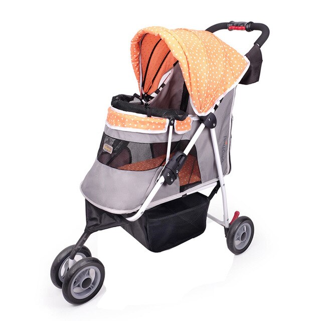 Carrying Cat/Dog folding pet stroller for dog  within 20KG cat Teddy three wheel folded dog carrier Pet Cat Stroller