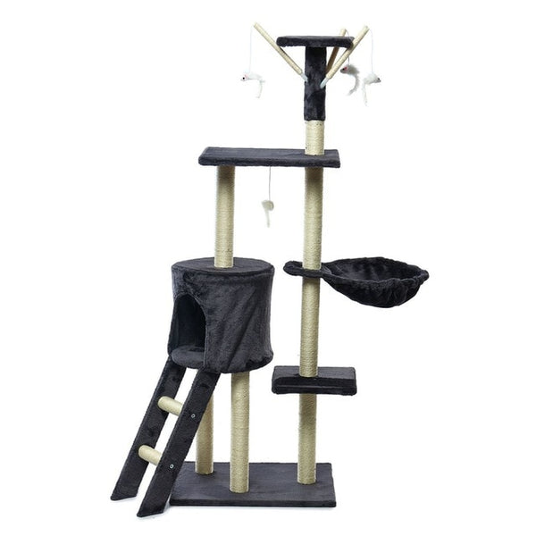 50*35*140 cm Cat Climbing Frame Cat Scratching Post Tree Scratcher Pole Furniture Gym House Toy Cat Jumping Platform