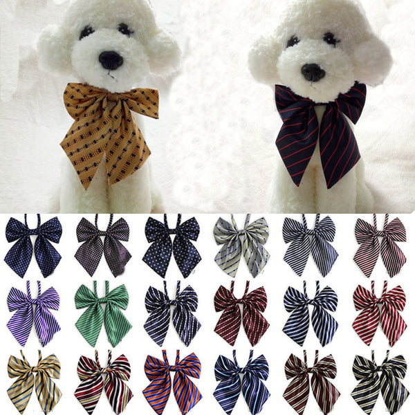 Pet Accessories Gentleman Dog Bow Ties Pet Bow ties Adjustable Dog Cat Neckties Bow Butterfly  Tie Necktie  Collar 100pcs/lot