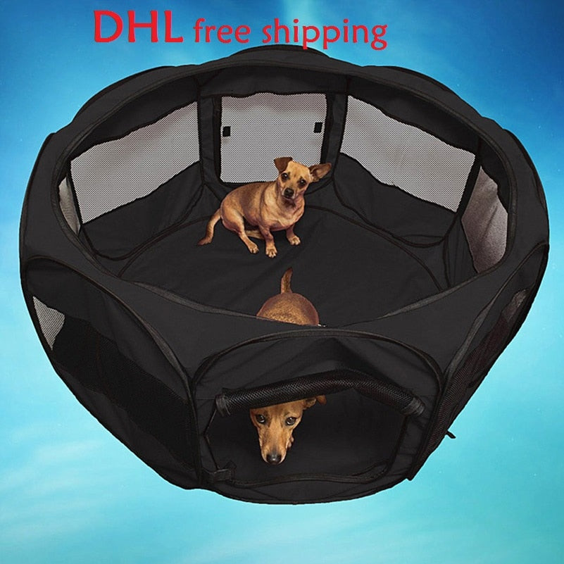 New  Foldable Extra-large Space Tent Playpen Pet Puppy Dogs Cats Waterproof Exercise House Kennel Pet tent dog fence cat kennel