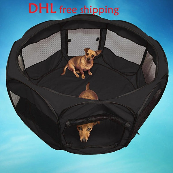 New  Foldable Extra-large Space Tent Playpen Pet Puppy Dogs Cats Waterproof Exercise House Kennel Pet tent dog fence cat kennel