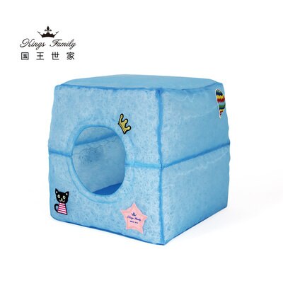 Make the brightest cub ice silk cat nest on summer night with a closed folding cat house cat supplies cold mat cat bed house