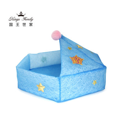 Make the brightest cub ice silk cat nest on summer night with a closed folding cat house cat supplies cold mat cat bed house